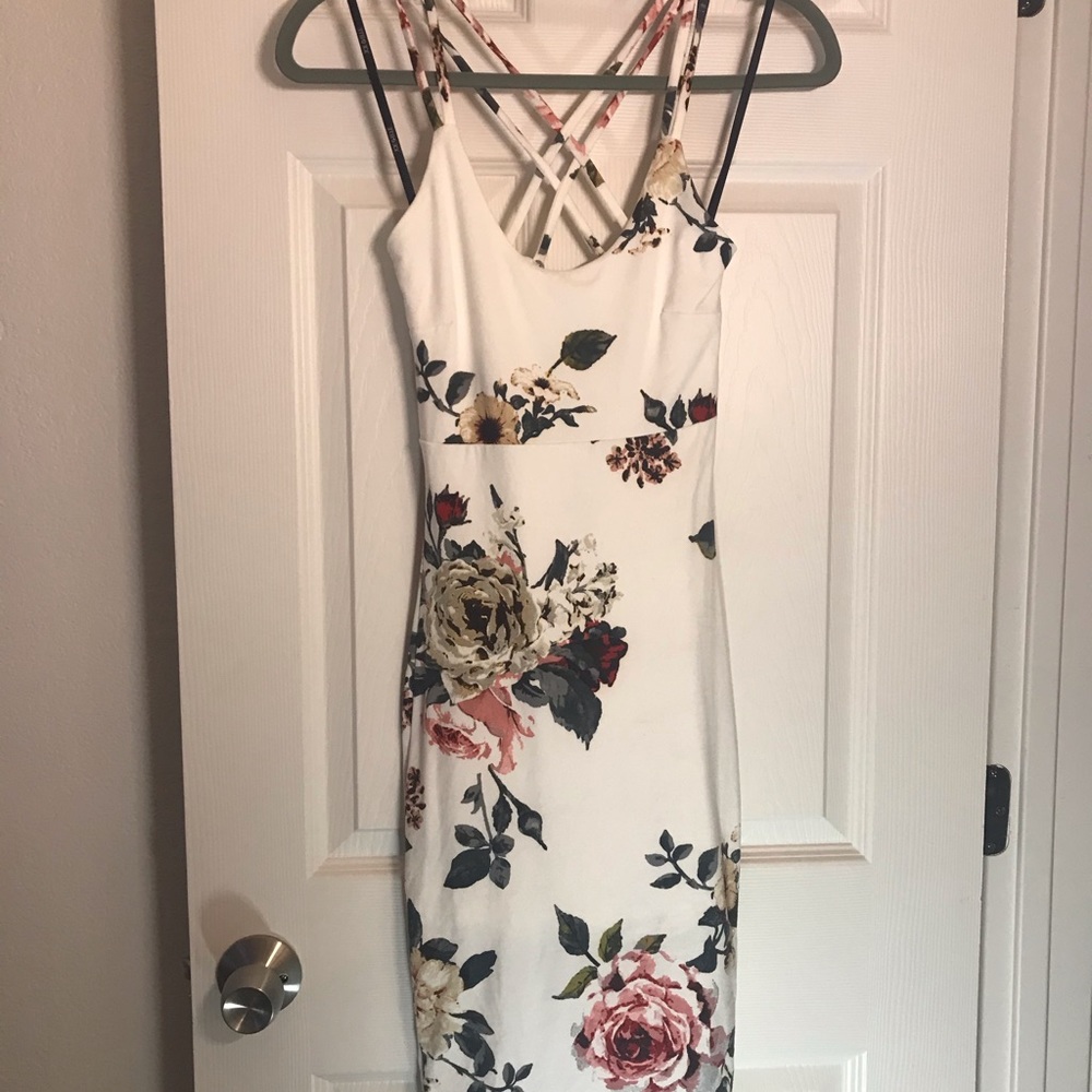 Cute midi floral dress